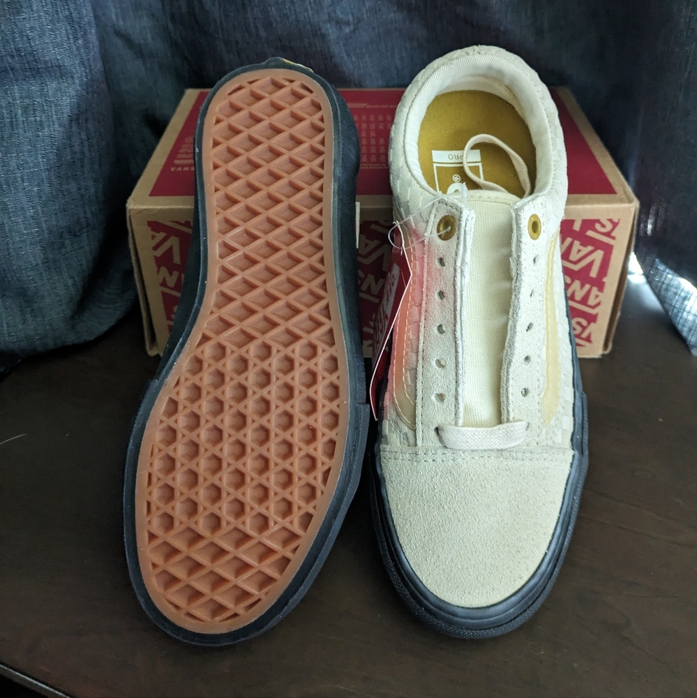 Vans Old Skool Pro Lizzie Armanto Antique Black Women 5.5 Suede 082025 - Picture 11 of 12
